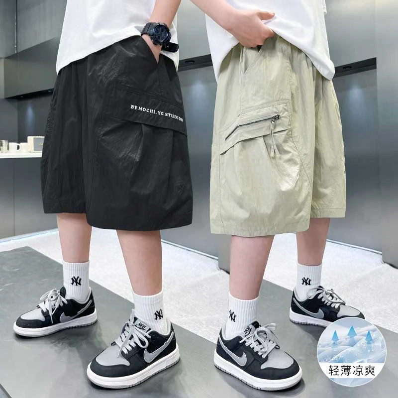 童装男童短裤夏装2025新款中大童夏季裤子薄款男孩工装休闲儿童潮