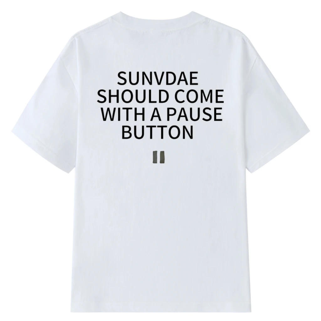 SUNVDAE新款ol全棉T恤宽松夏季用品亚洲杯印花rapeter安东尼MT-07