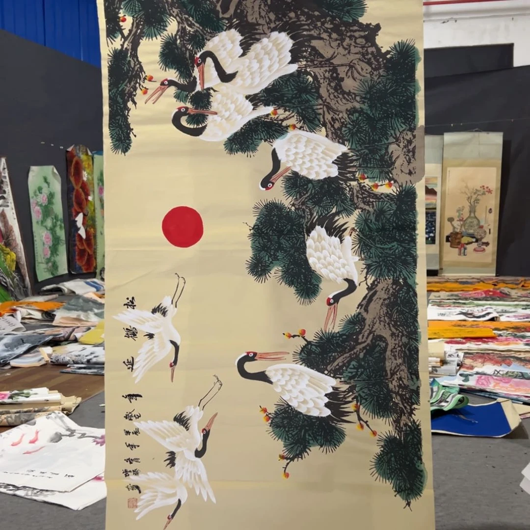 国画国画作品画心一张