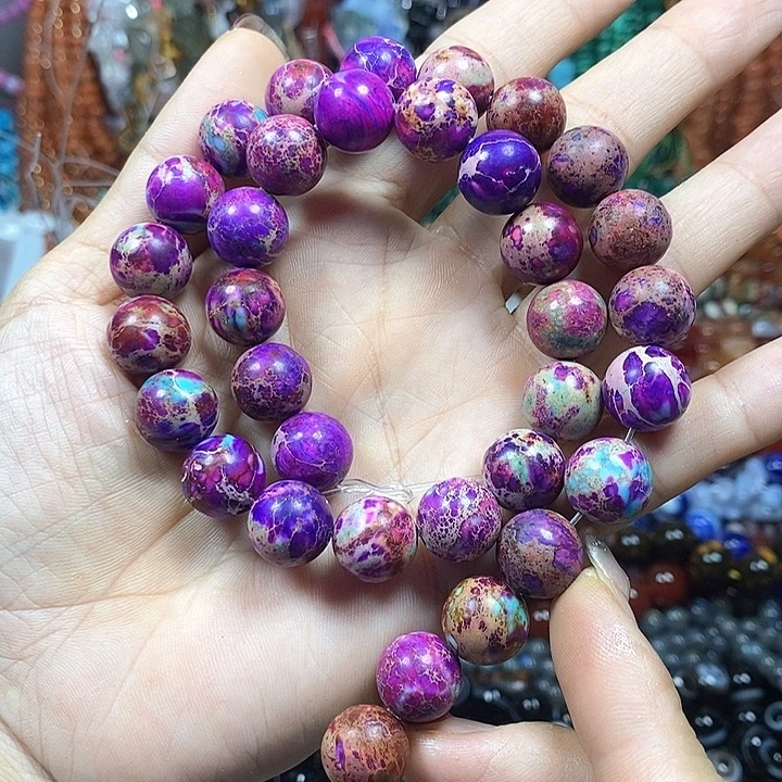 玛瑙/玉髓未镶嵌珠宝半成品帝皇松卡12mm