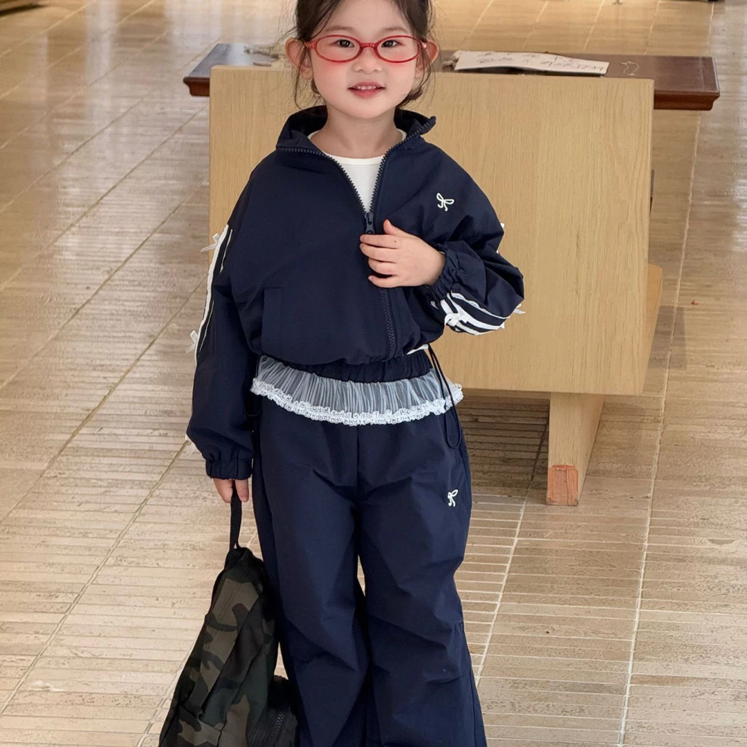 GUSHI·蝴蝶结芭蕾风裤子套装