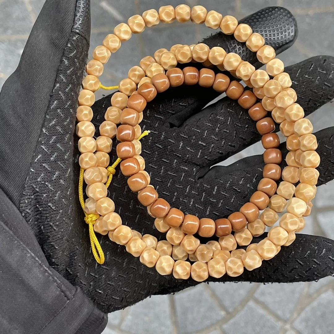 【佳哥严选】 J90204-龙脊雕刻无相脖挂+龙脊瓦西料老型单圈（套装）