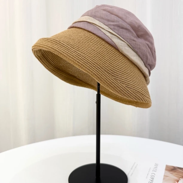 夏季帽子优雅百搭宽檐春夏休闲简约时尚百搭遮阳帽