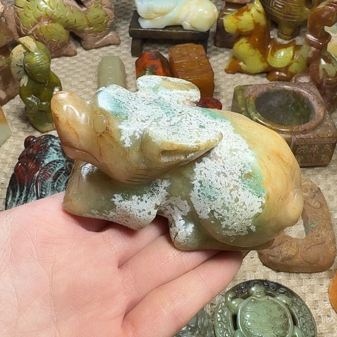 白玉菩提吊坠挂件