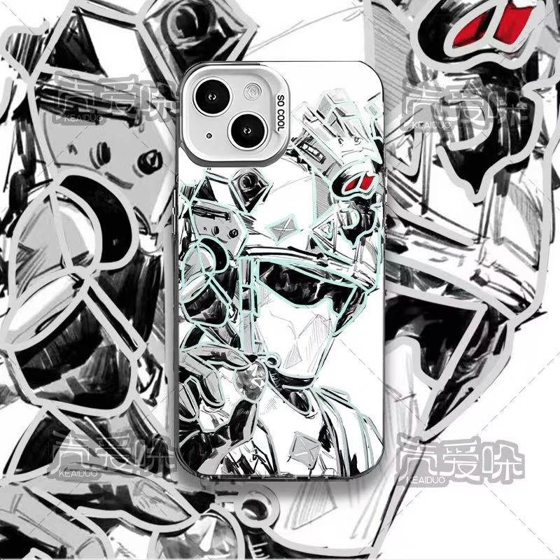 三角洲威龙适用于苹果17华为oppo小米vivo荣耀一加彩银手机防摔壳