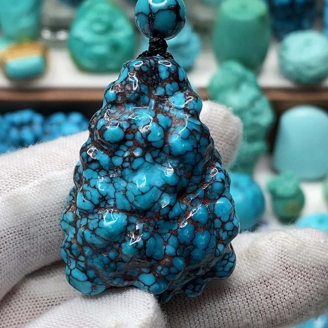 未镶嵌绿松石珠宝奇石