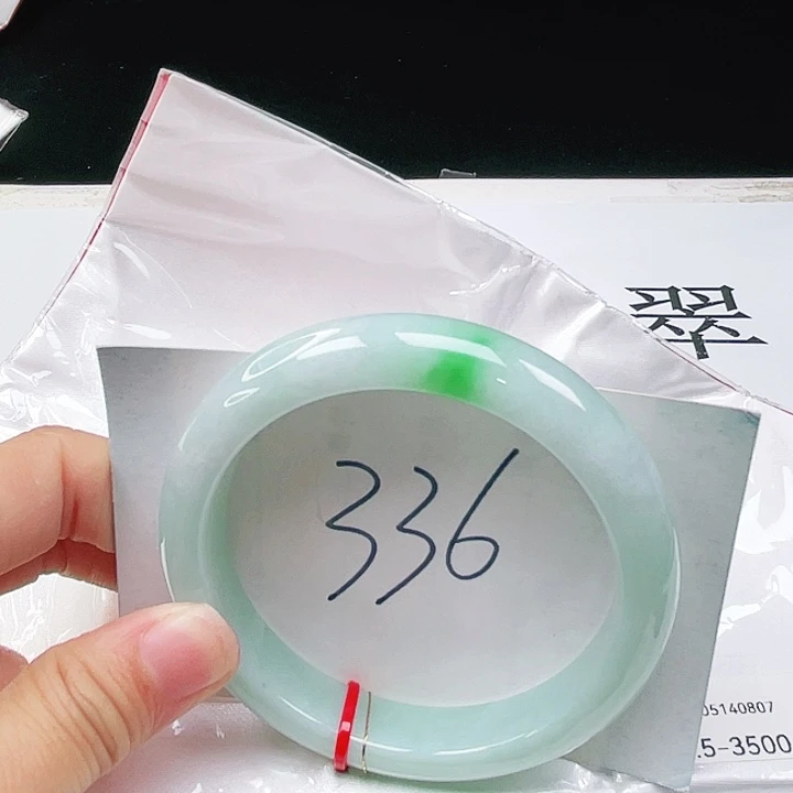 未镶嵌手镯翡翠56+正圈