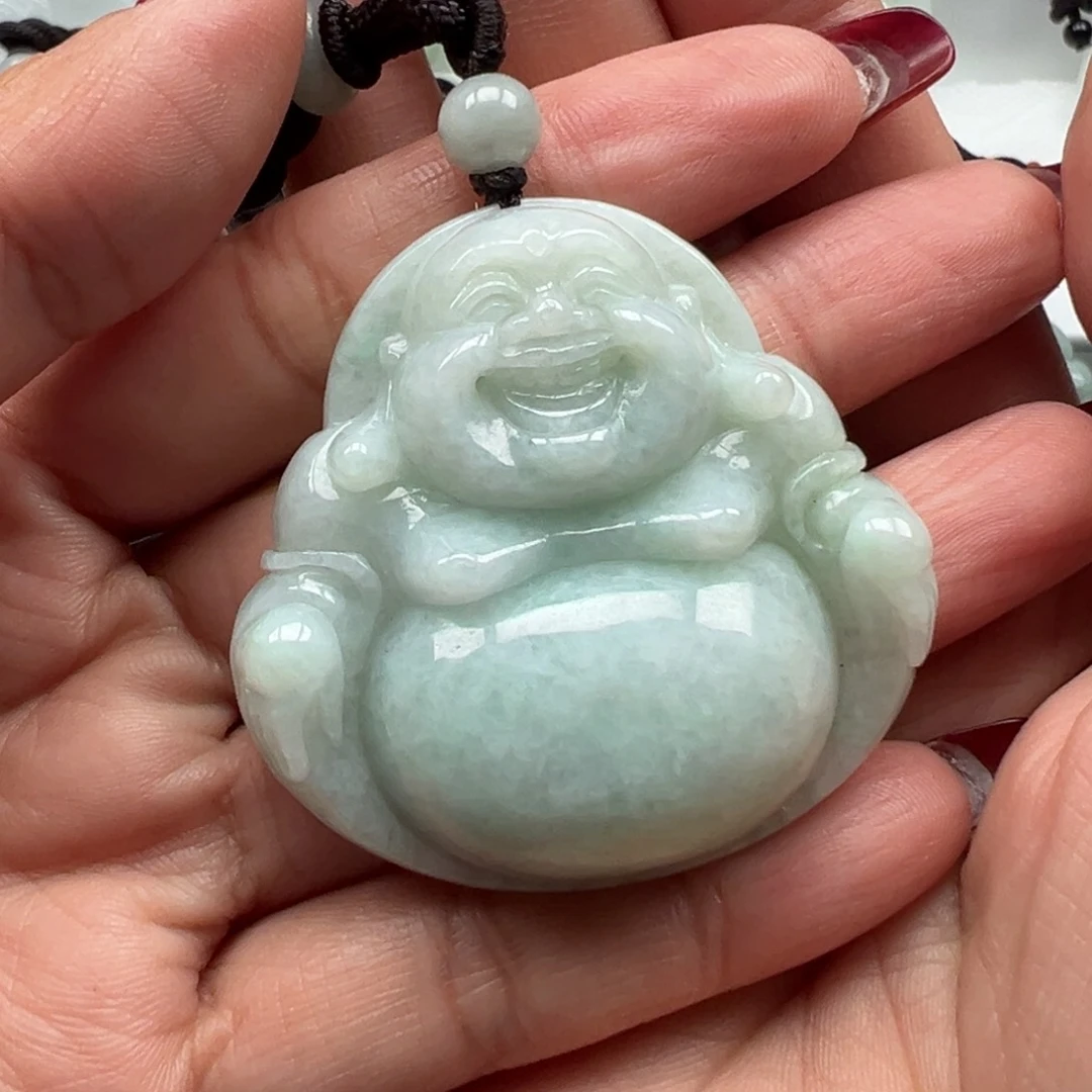 翡翠颈饰未镶嵌49×50.5×12.5