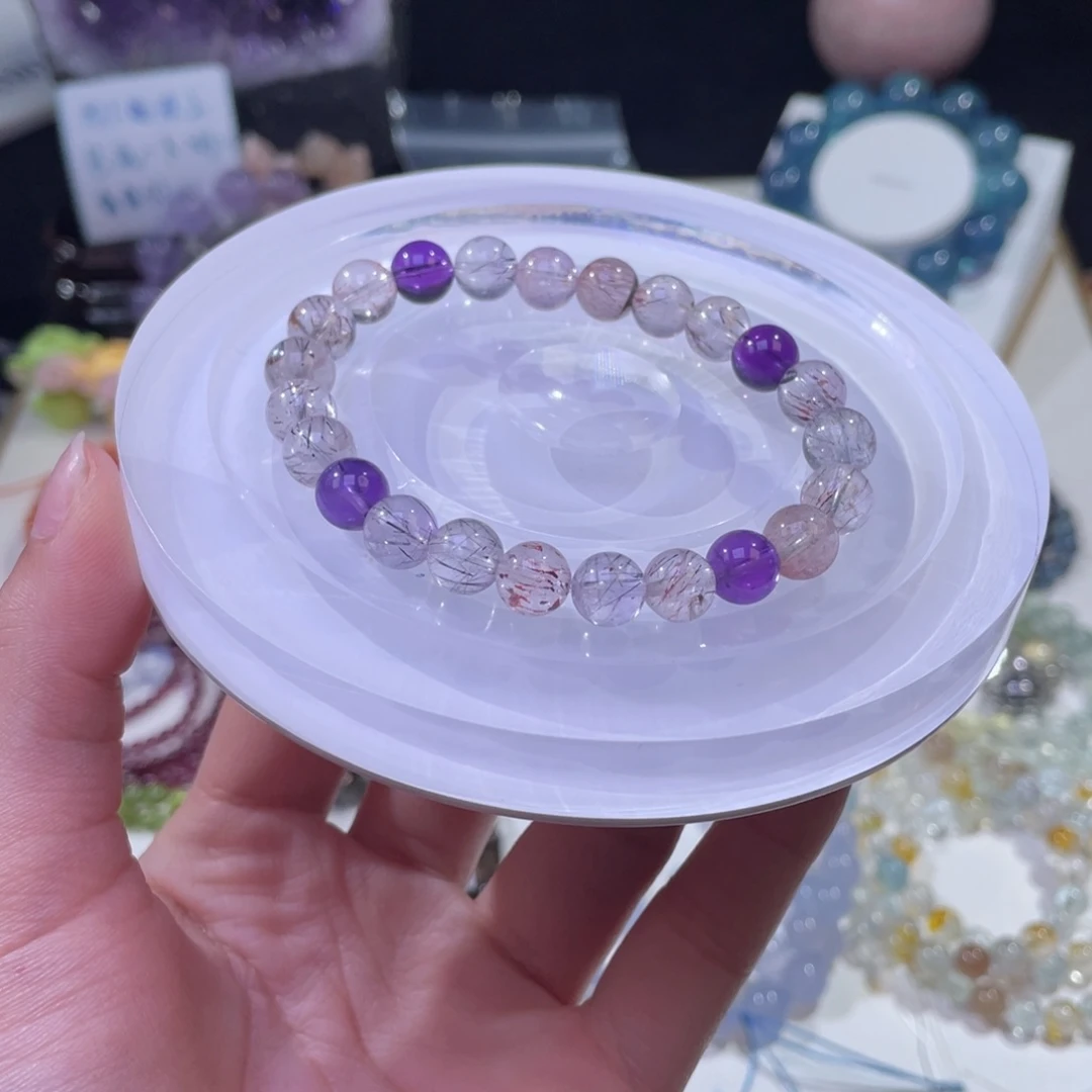 未镶嵌手链水晶仙女超七8mm