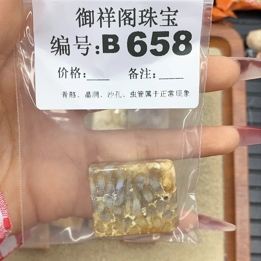 硅化珊瑚（珊瑚玉）颈饰未镶嵌冬*