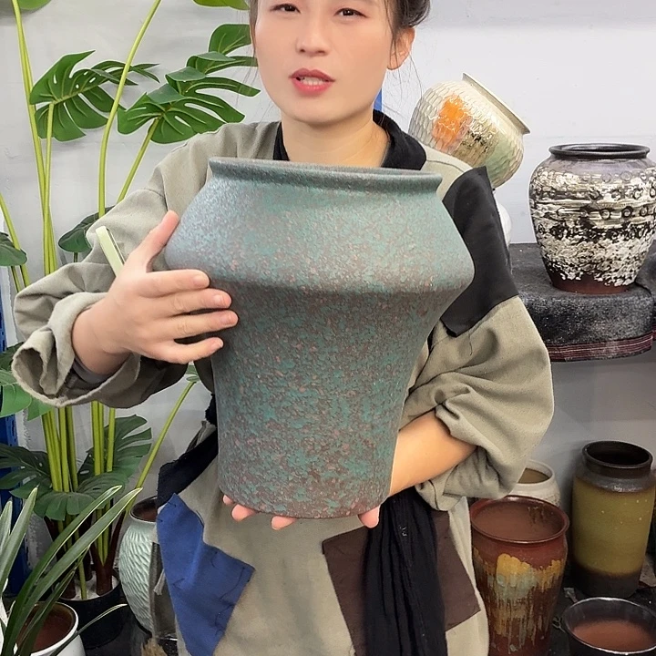 21+31 -粗陶花盆有孔
