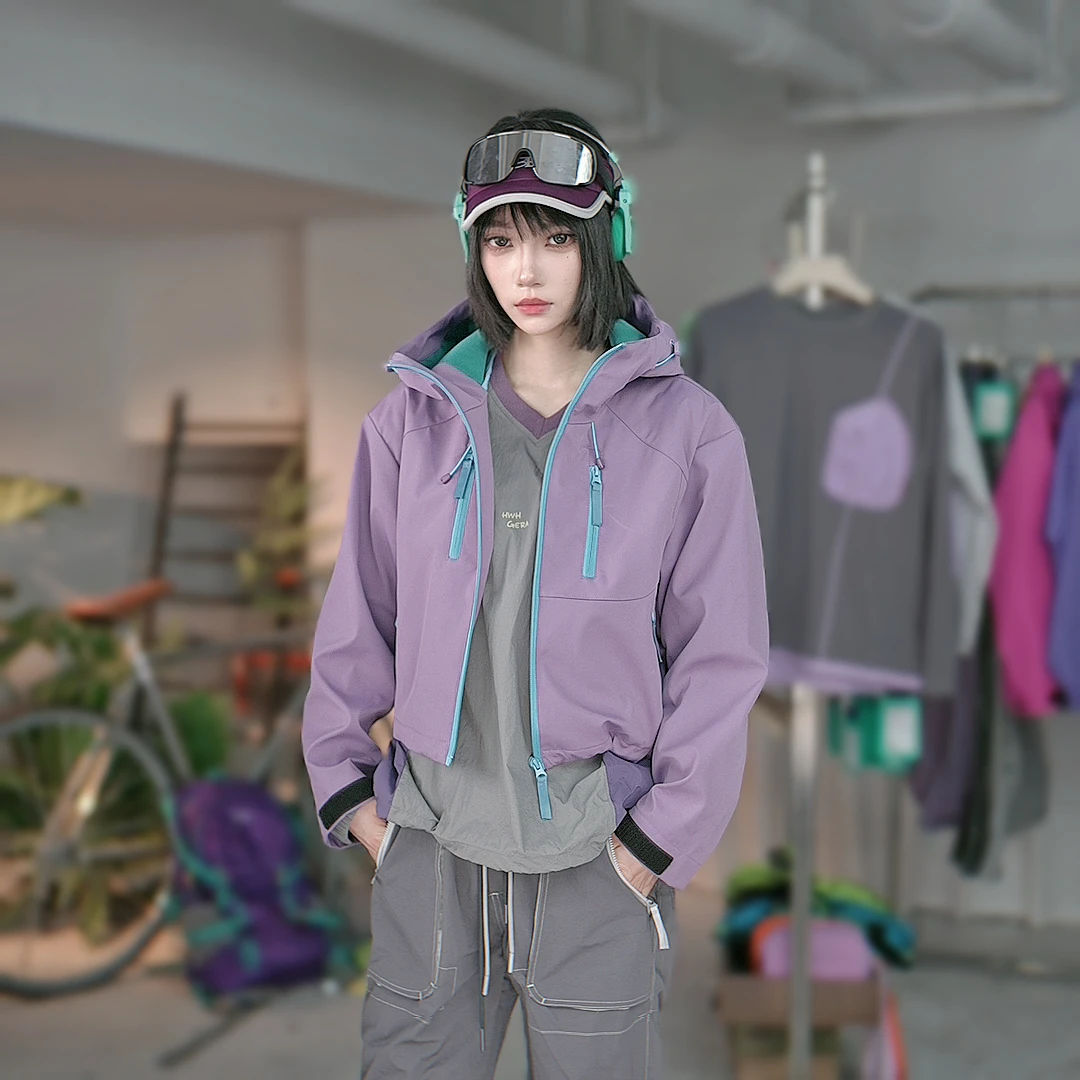 MountainOutdoor轻量化-2651山系户外秋冬新款女运动徒步夹克外套