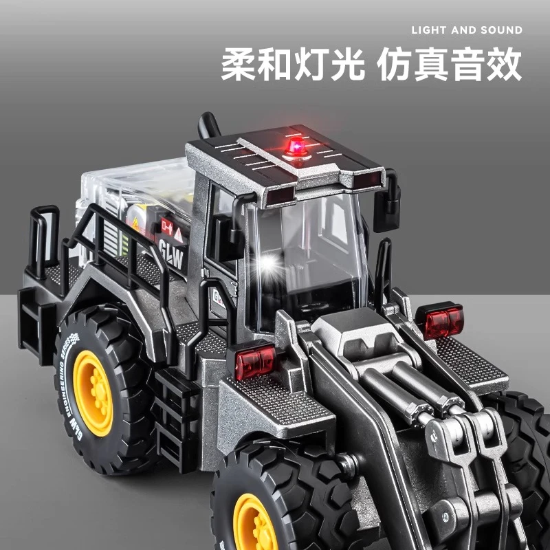儿童铲车玩具合金推土车压路车模型挖掘机装载车工程车玩具车男孩
