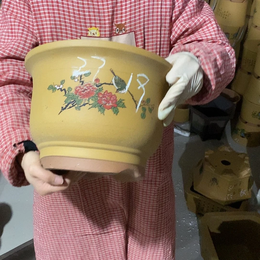 紫砂花盆紫砂花盆