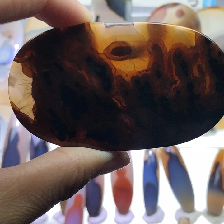 查罗石未镶嵌珠宝半成品96霞