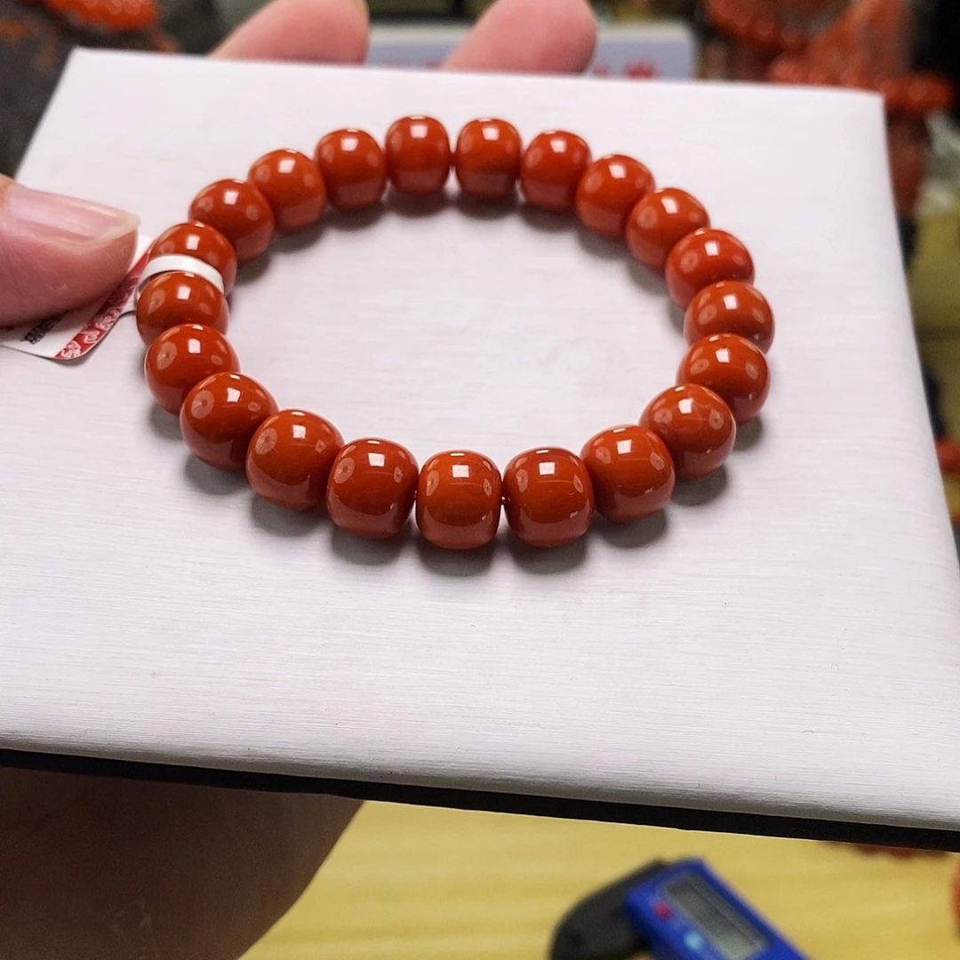 南红玛瑙未镶嵌手链