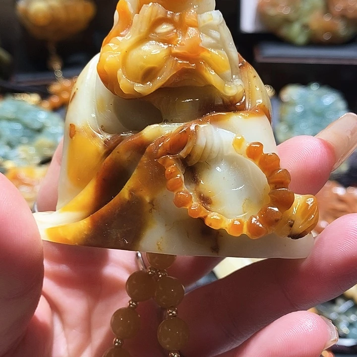 岫玉未镶嵌毛衣链