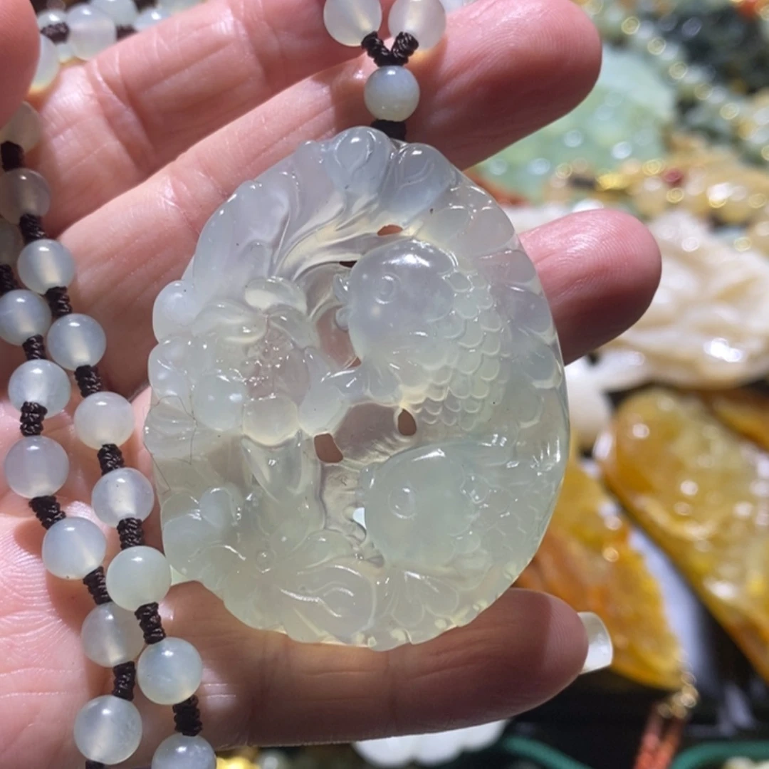 【闪购商品】岫玉毛衣链未镶嵌