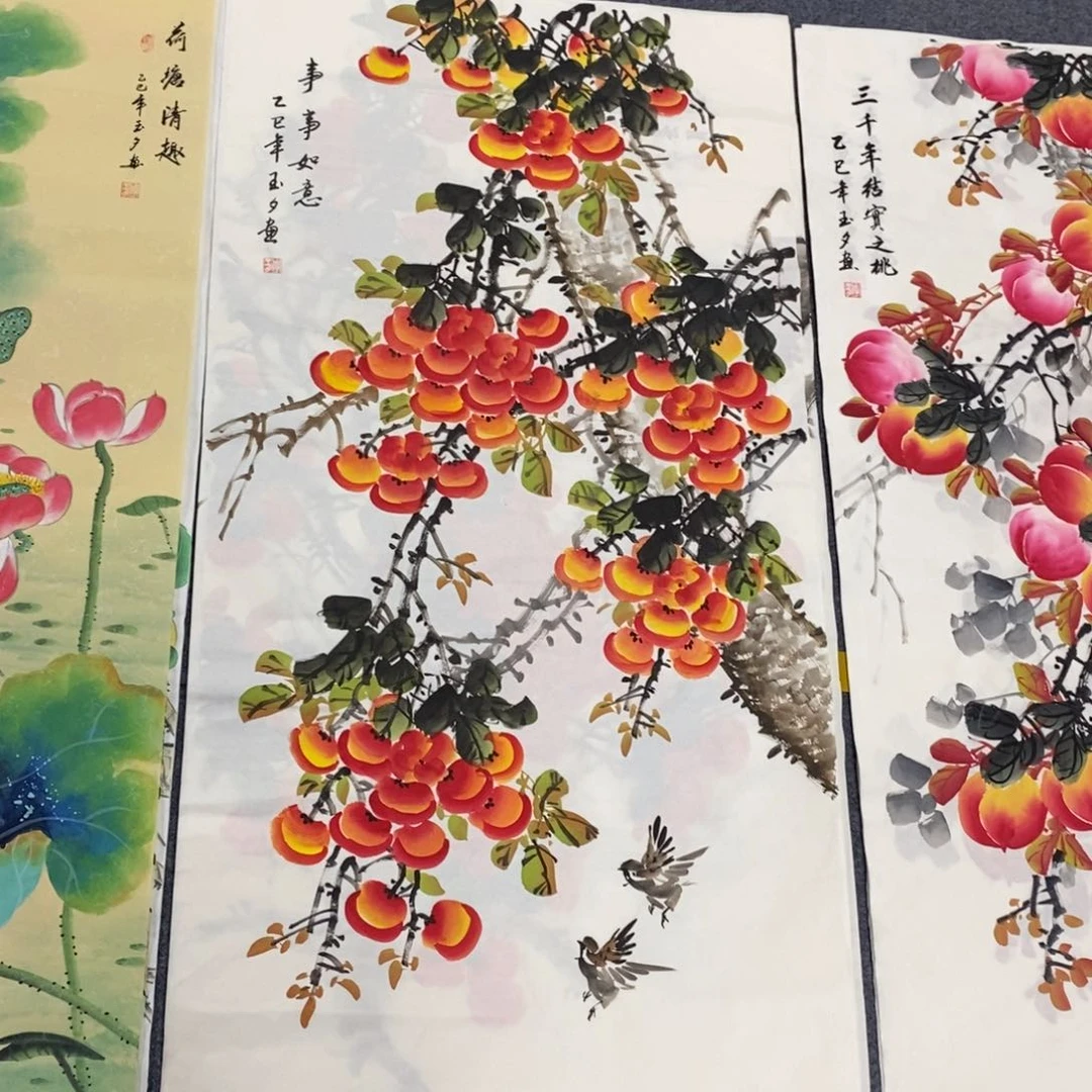 国画尺寸140✖️70四尺精品手绘画