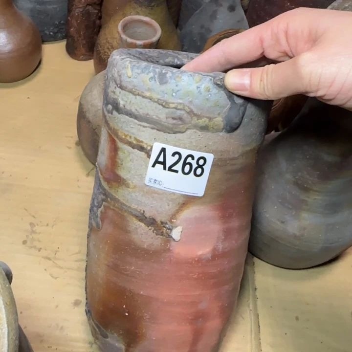 备前烧作品备前烧窑粘掉皮