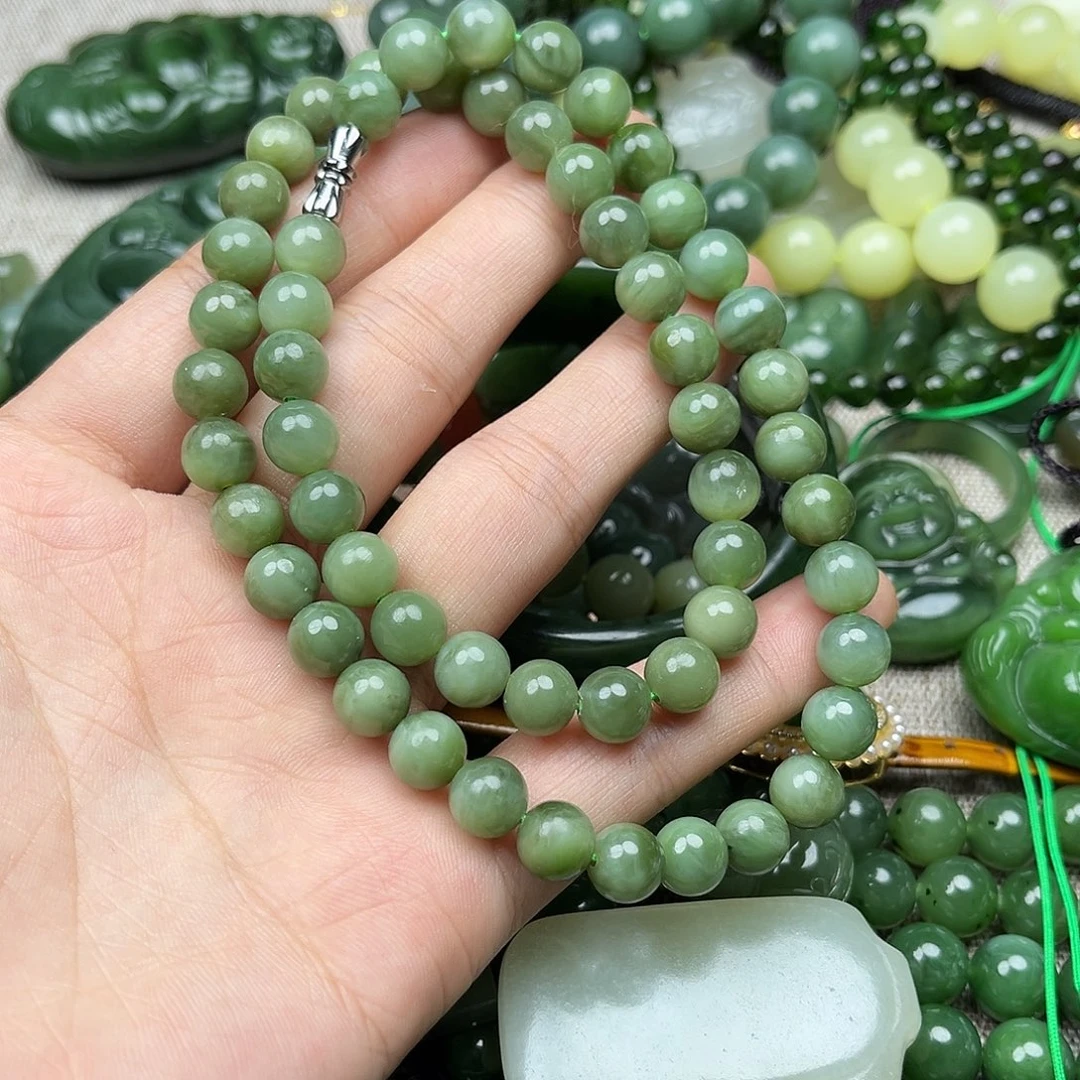 和田玉（碧玉）未镶嵌颈饰