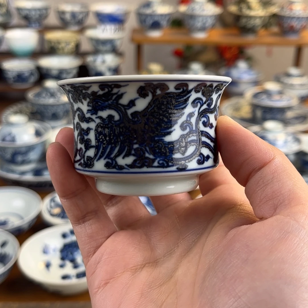 凤穿莲马蹄杯杯杯