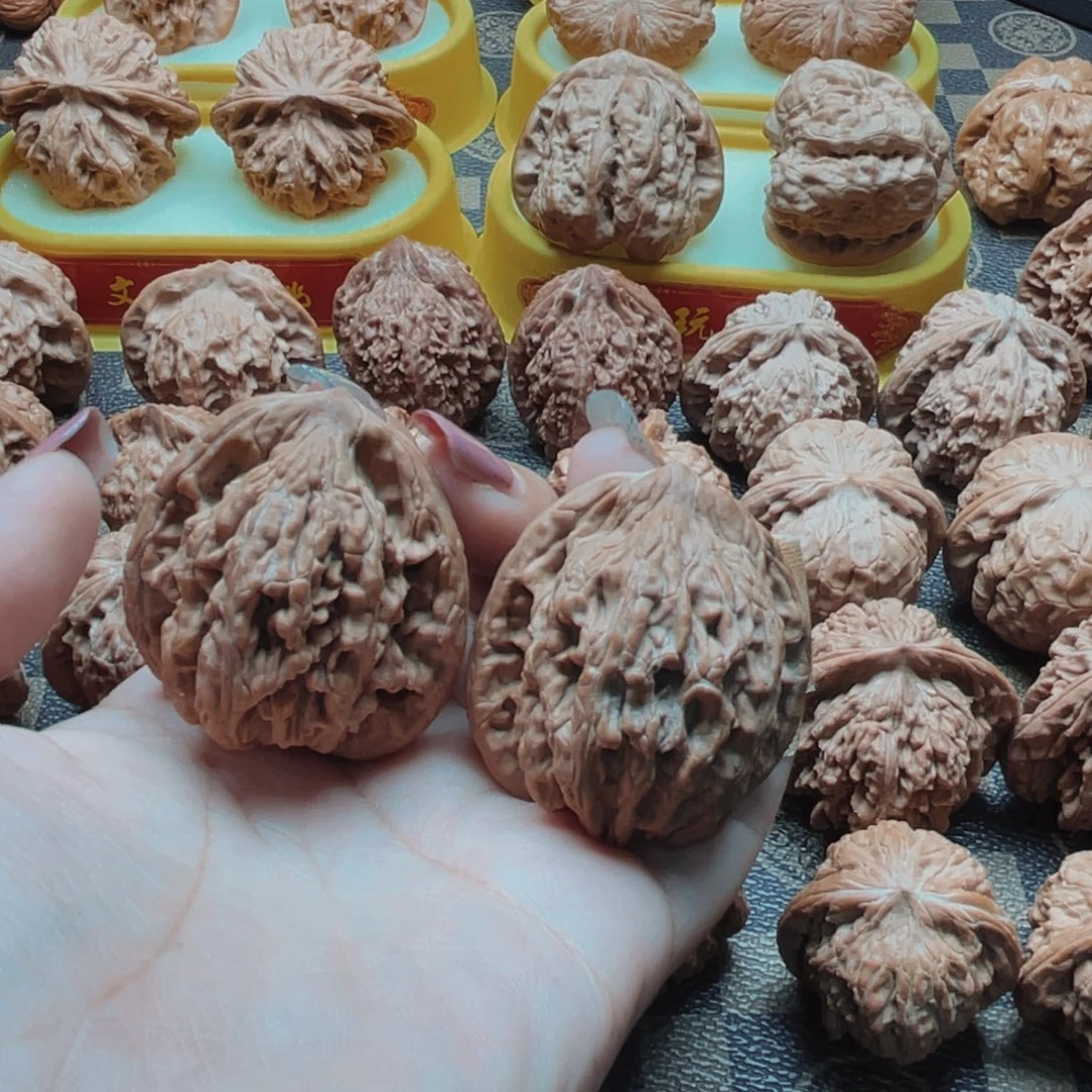把件桃核全品麦穗虎头