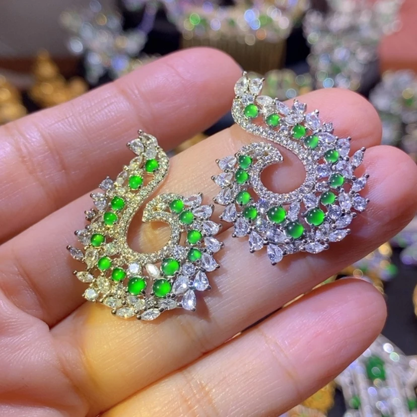【闪购商品】银S925镶嵌挂件翡翠