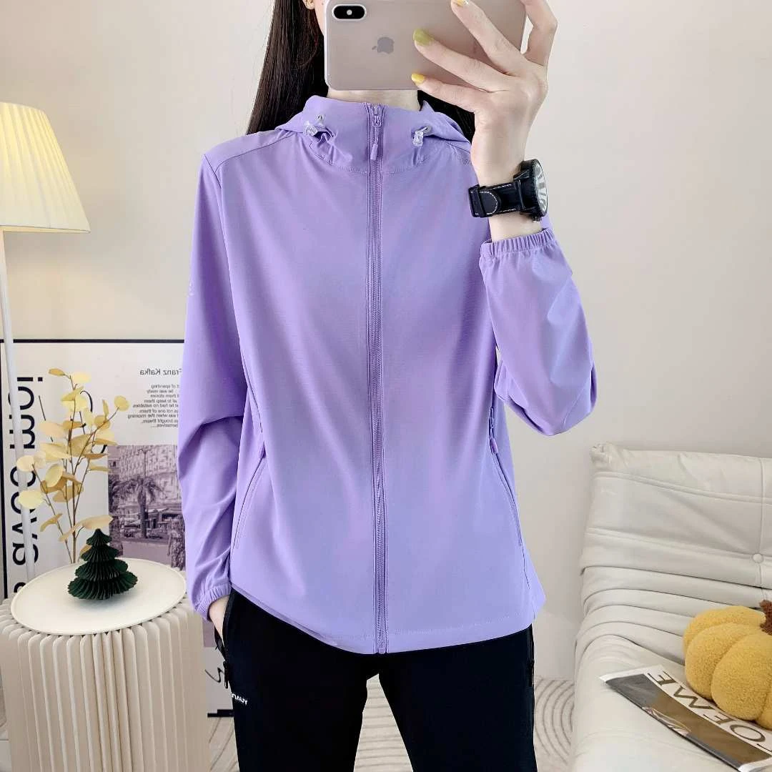 达斯登2025夏季新款户外防晒遮阳衣服女款冰感防晒轻盈透气不闷热