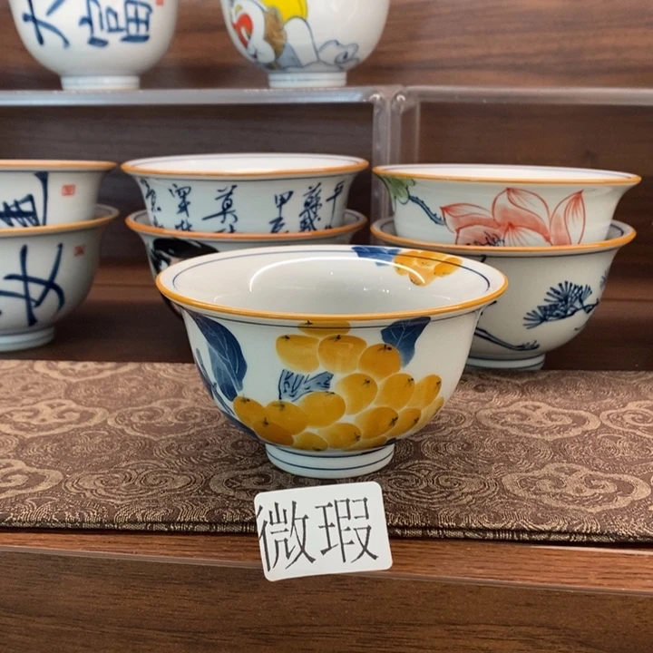 釉下老陶泥手工绘制