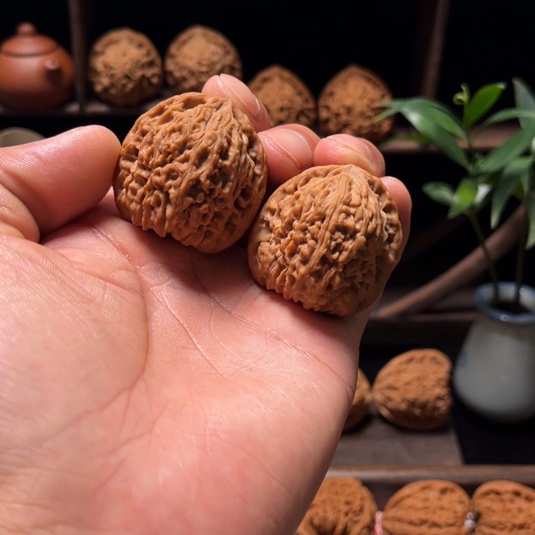 文玩核桃吊坠37蚂蚁纹鸭蛋