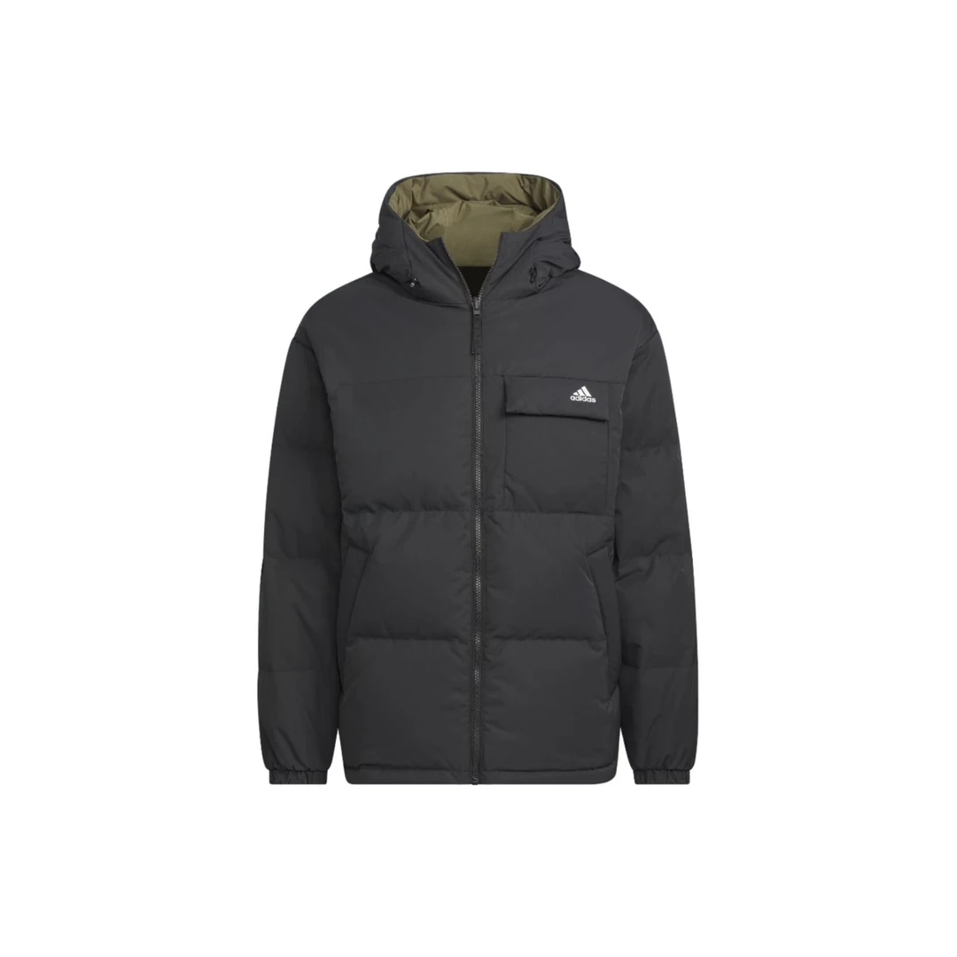 【趣出游】ADIDAS阿迪达斯羽绒服男外套两面穿保暖户外夹克IV7569