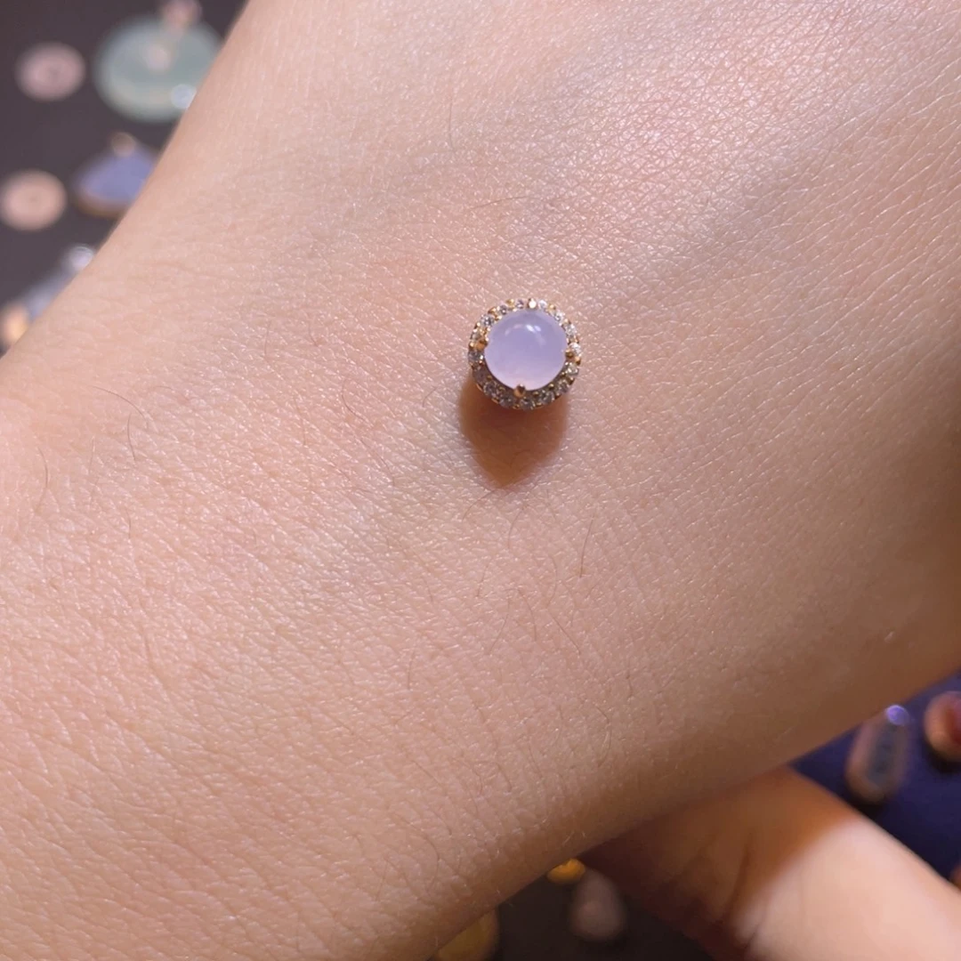 翡翠银S925镶嵌颈饰