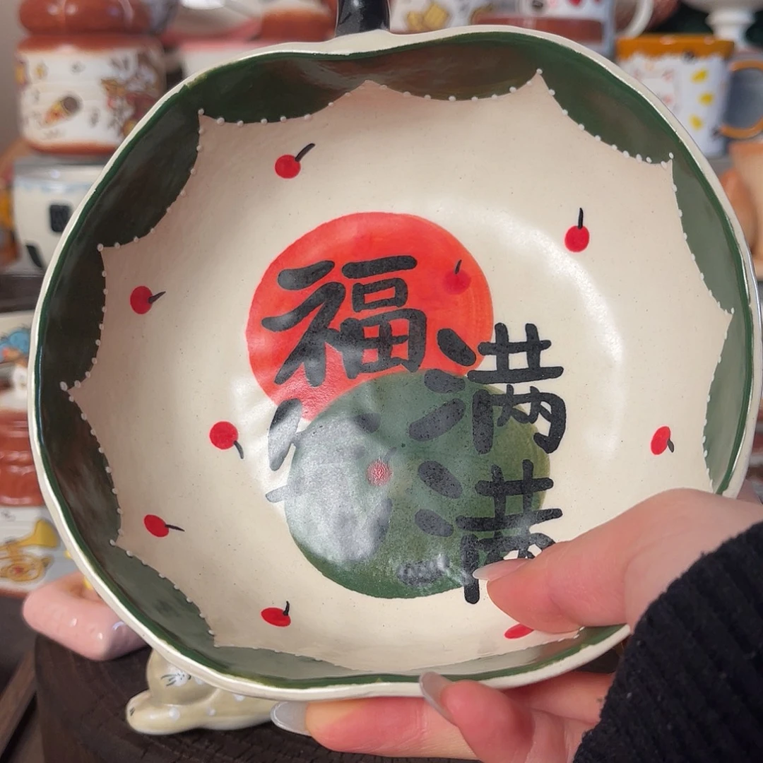 景德镇陶瓷可爱手绘杯