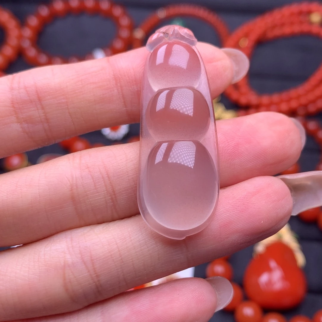 【闪购商品】未镶嵌南红玛瑙珠宝半成品保山南红原矿冰粉福豆