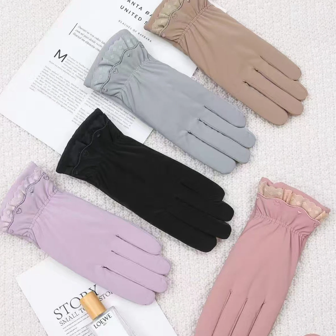 成人触屏保暖手套加绒加棉防风防水全掌设计