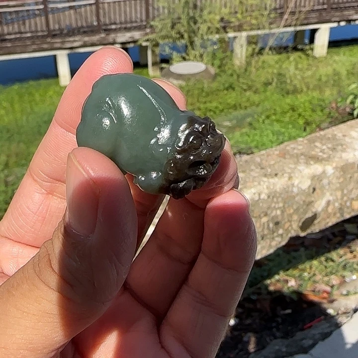 颈饰未镶嵌和田玉新疆且末蓝