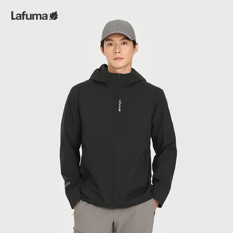 LAFUMA户外25春夏GORE-TEX拒水防风透湿连帽夹克外套男LMJA5AG10