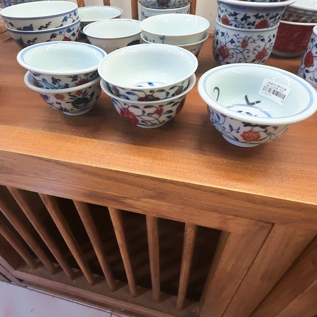 重***过泥塑主人杯手工手绘5个