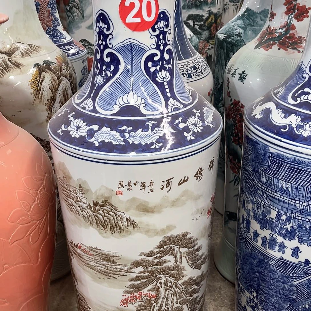 摆件景德镇陶瓷大花瓶