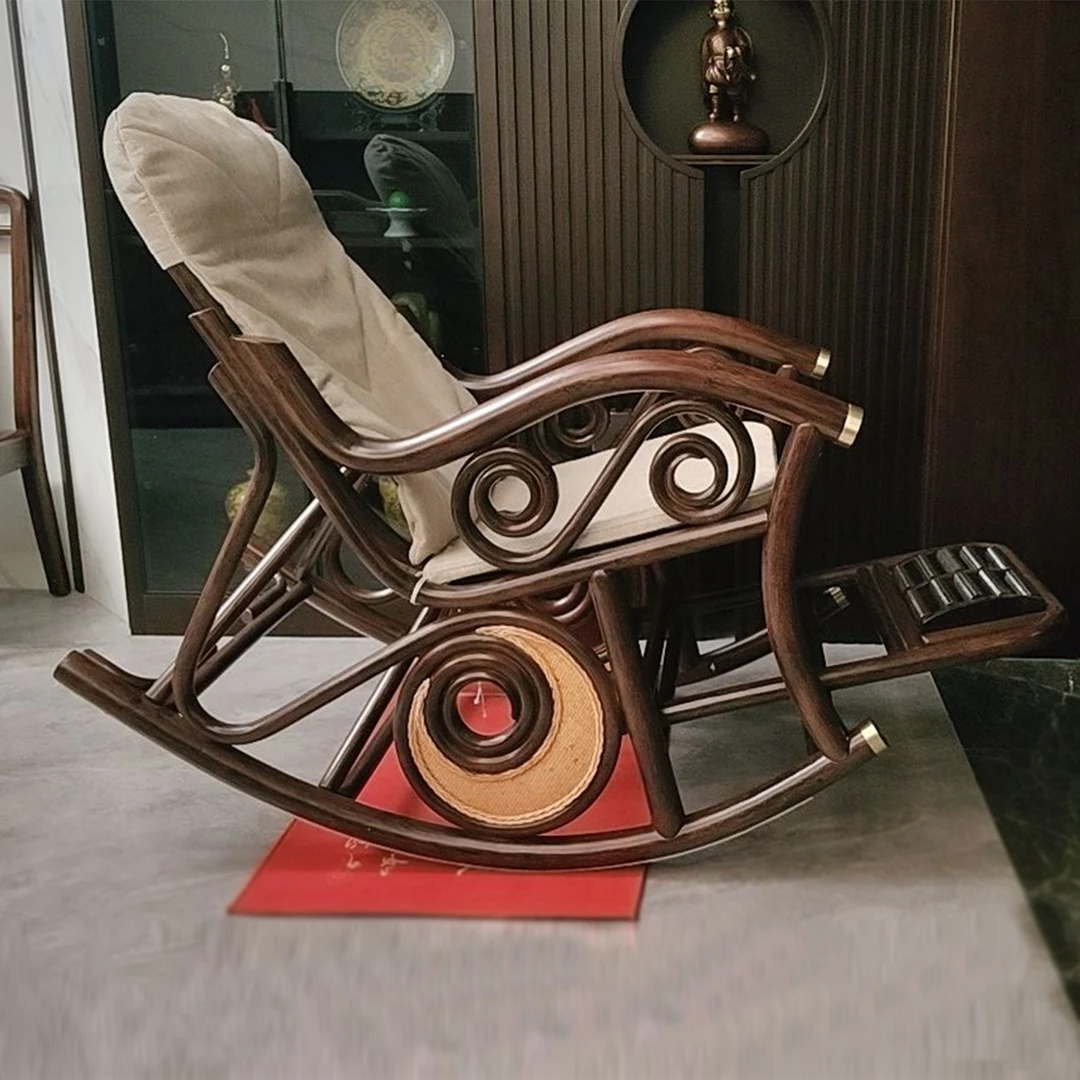 丰川藤艺中秋节福利款阖家团圆真藤摇椅