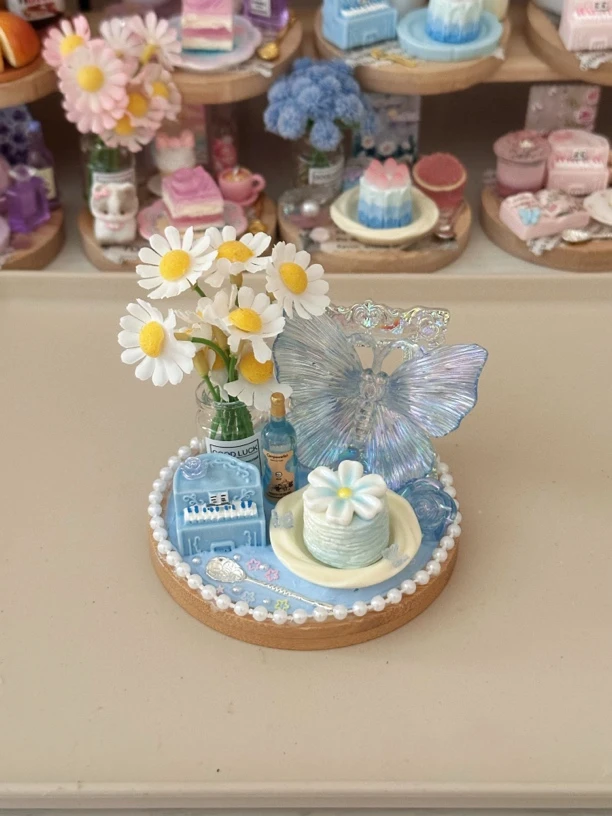 9cm梦幻奶油胶蝴蝶