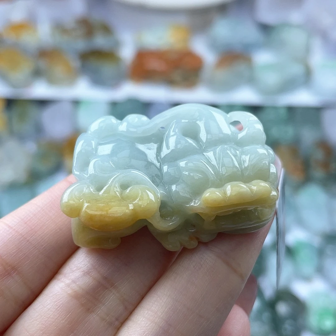 颈饰未镶嵌翡翠貔貅14