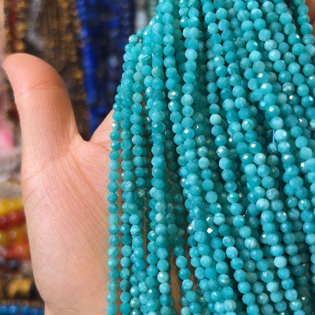 玛瑙/玉髓银S925镀金镶嵌珠宝半成品天河石卡3一条