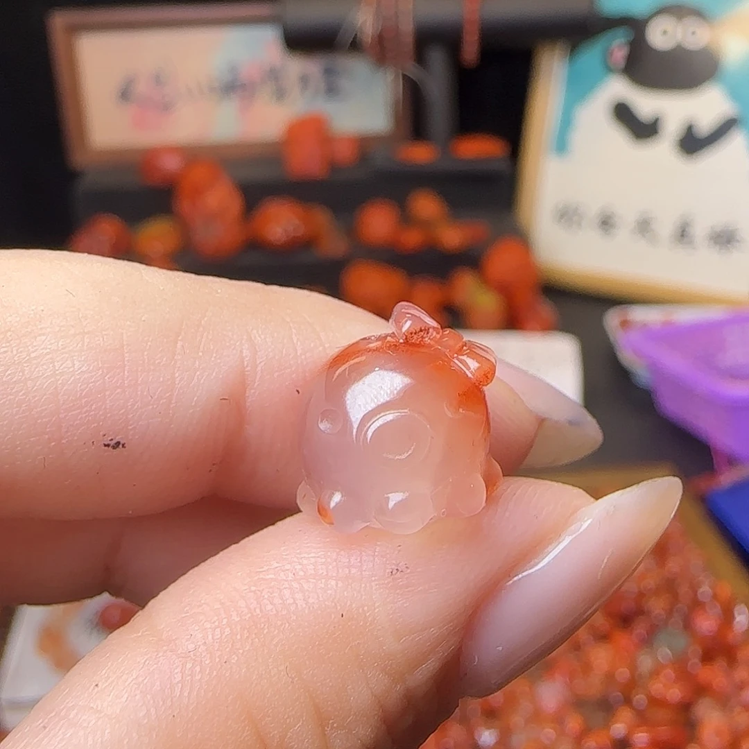 南红玛瑙未镶嵌吊坠(不含链)