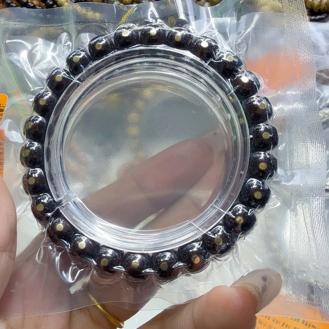 手串星月菩提22殿堂黑筋遇华星月菩提98镶嵌单圈