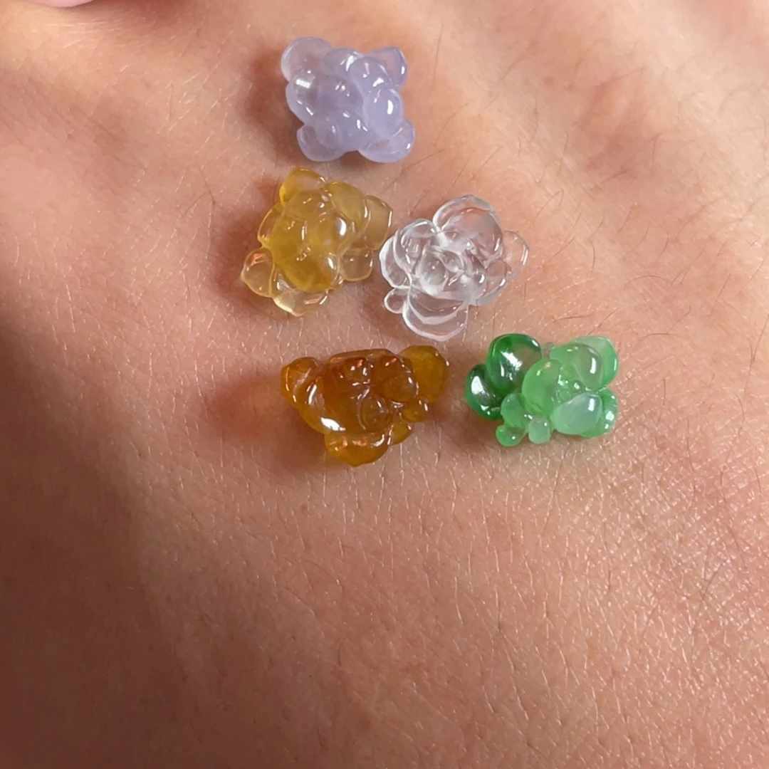 翡翠未镶嵌颈饰天然缅甸a货翡翠