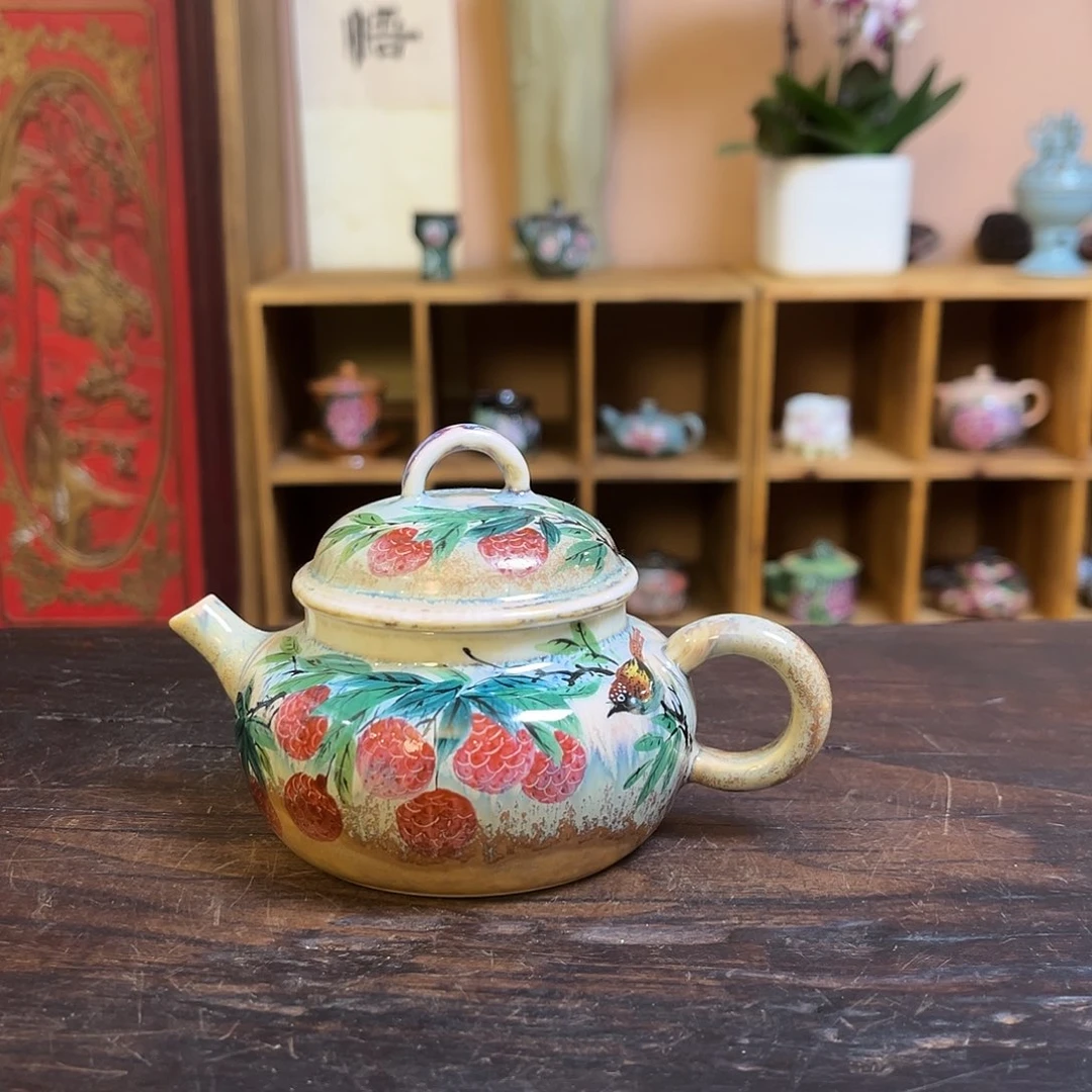 柴烧手工手绘陶瓷