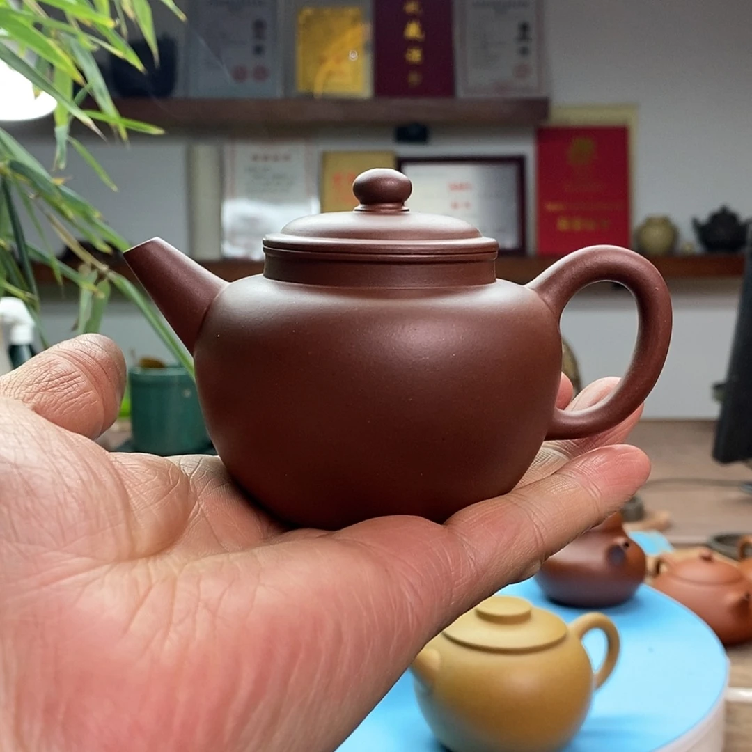【闪购商品】茶壶紫泥用卿莲子:170CC裴顺良:国高工