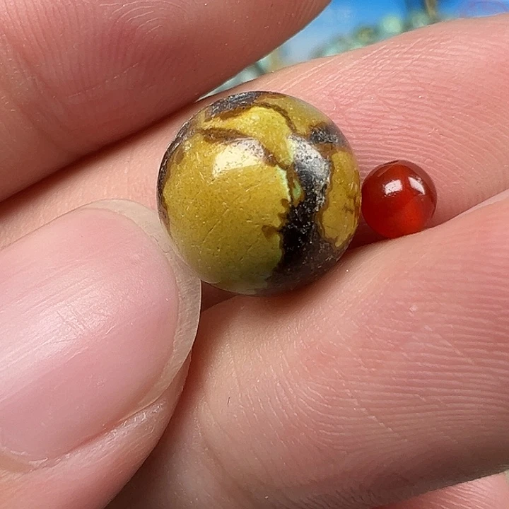 南红玛瑙未镶嵌配饰卡11.2微瑕